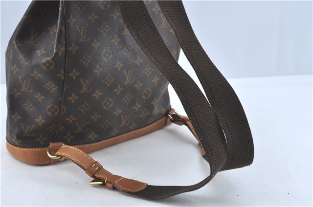 Authentic Louis Vuitton Monogram Montsouris GM Backpack M51135 LV G7333