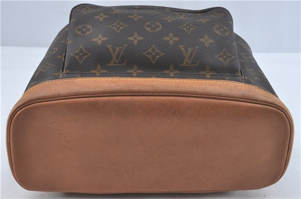 Authentic Louis Vuitton Monogram Montsouris GM Backpack M51135 LV G7333