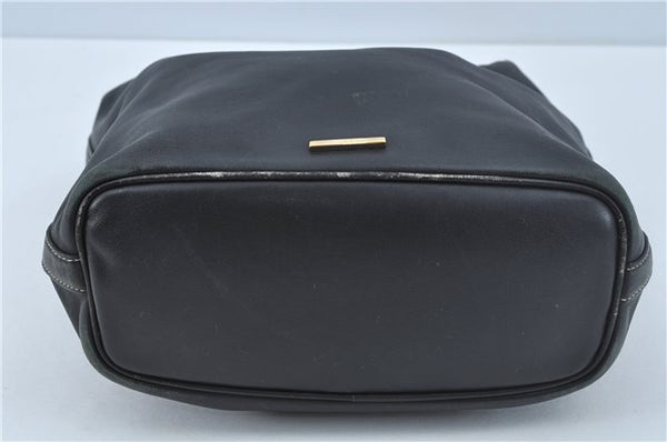 Authentic GUCCI Shoulder Hand Bag Leather 0014288 Black G7847