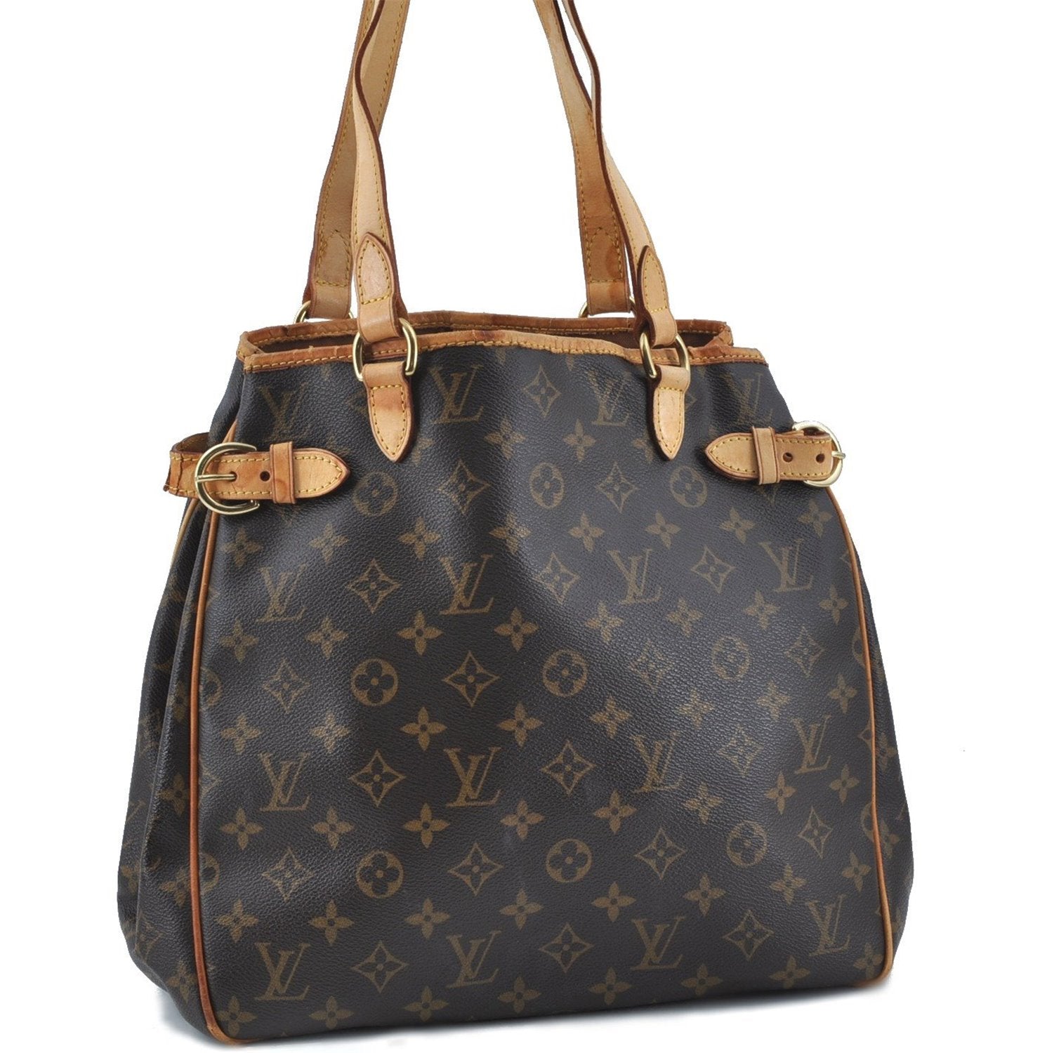 Authentic Louis Vuitton Monogram Batignolles Vertical Tote Bag M51153 LV G7897