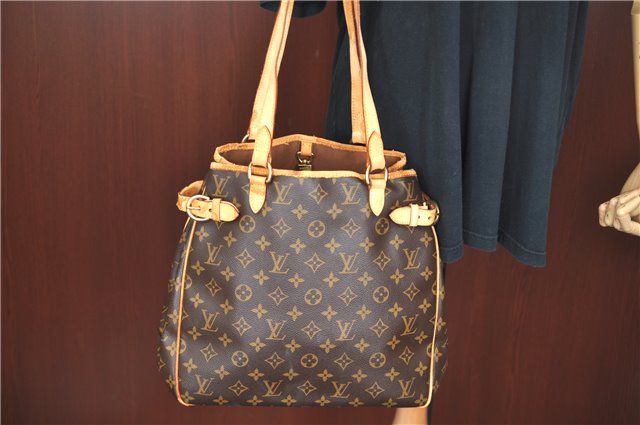 Authentic Louis Vuitton Monogram Batignolles Vertical Tote Bag M51153 LV G7897