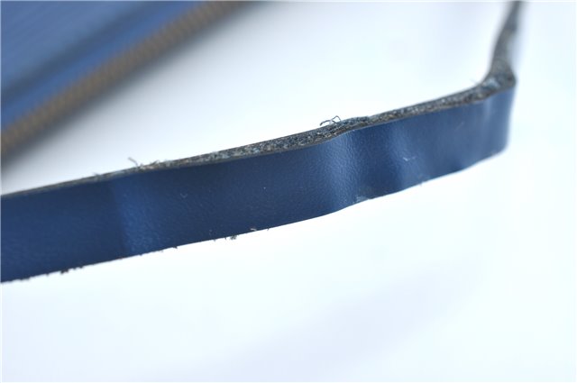 Authentic Louis Vuitton Epi Pochette Accessoires Pouch Blue M52945 LV G7993