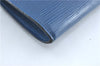 Authentic Louis Vuitton Epi Pochette Accessoires Pouch Blue M52945 LV G7993