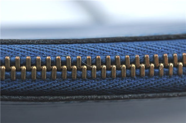 Authentic Louis Vuitton Epi Pochette Accessoires Pouch Blue M52945 LV G7993