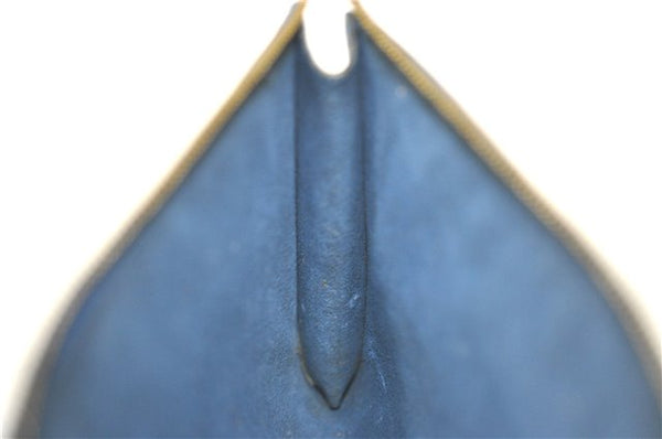Authentic Louis Vuitton Epi Pochette Accessoires Pouch Blue M52945 LV G7993