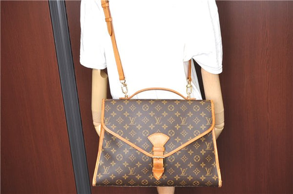 Auth Louis Vuitton Monogram Beverly 41 2Way Shoulder Hand Bag M51121 LV G8066