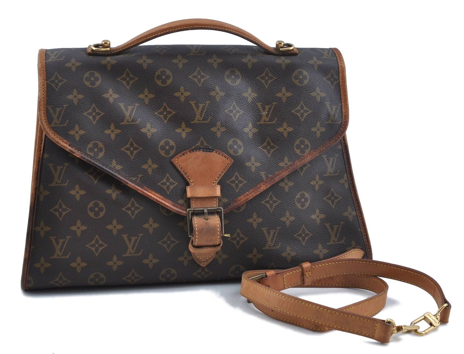 Auth LOUIS VUITTON Monogram Beverly 41 2Way Shoulder Hand Bag M51121 LV G8073