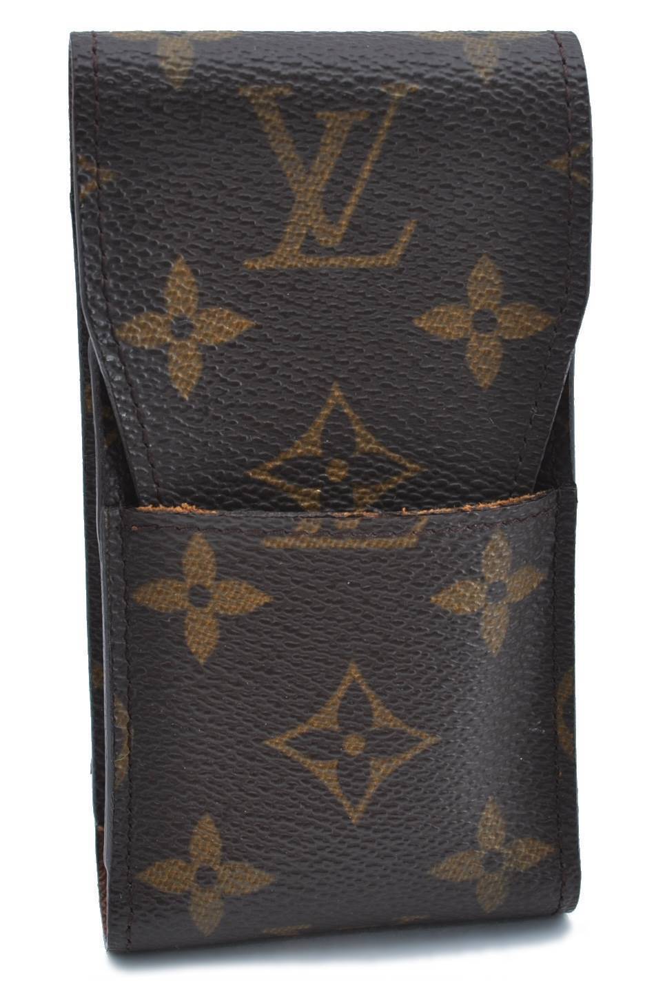 Authentic LOUIS VUITTON Monogram Etui Cigarette Case M63024 LV G8332