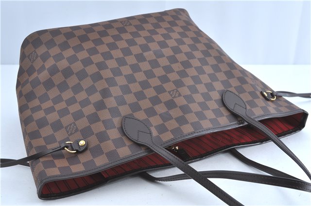 Authentic Louis Vuitton Damier Neverfull MM Tote Bag N51105 LV G8341