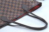 Authentic Louis Vuitton Damier Neverfull MM Tote Bag N51105 LV G8341