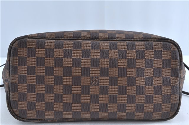 Authentic Louis Vuitton Damier Neverfull MM Tote Bag N51105 LV G8341