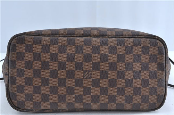 Authentic Louis Vuitton Damier Neverfull MM Tote Bag N51105 LV G8341