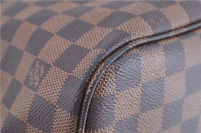 Authentic Louis Vuitton Damier Neverfull MM Tote Bag N51105 LV G8341