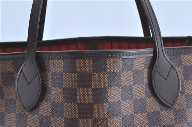 Authentic Louis Vuitton Damier Neverfull MM Tote Bag N51105 LV G8341