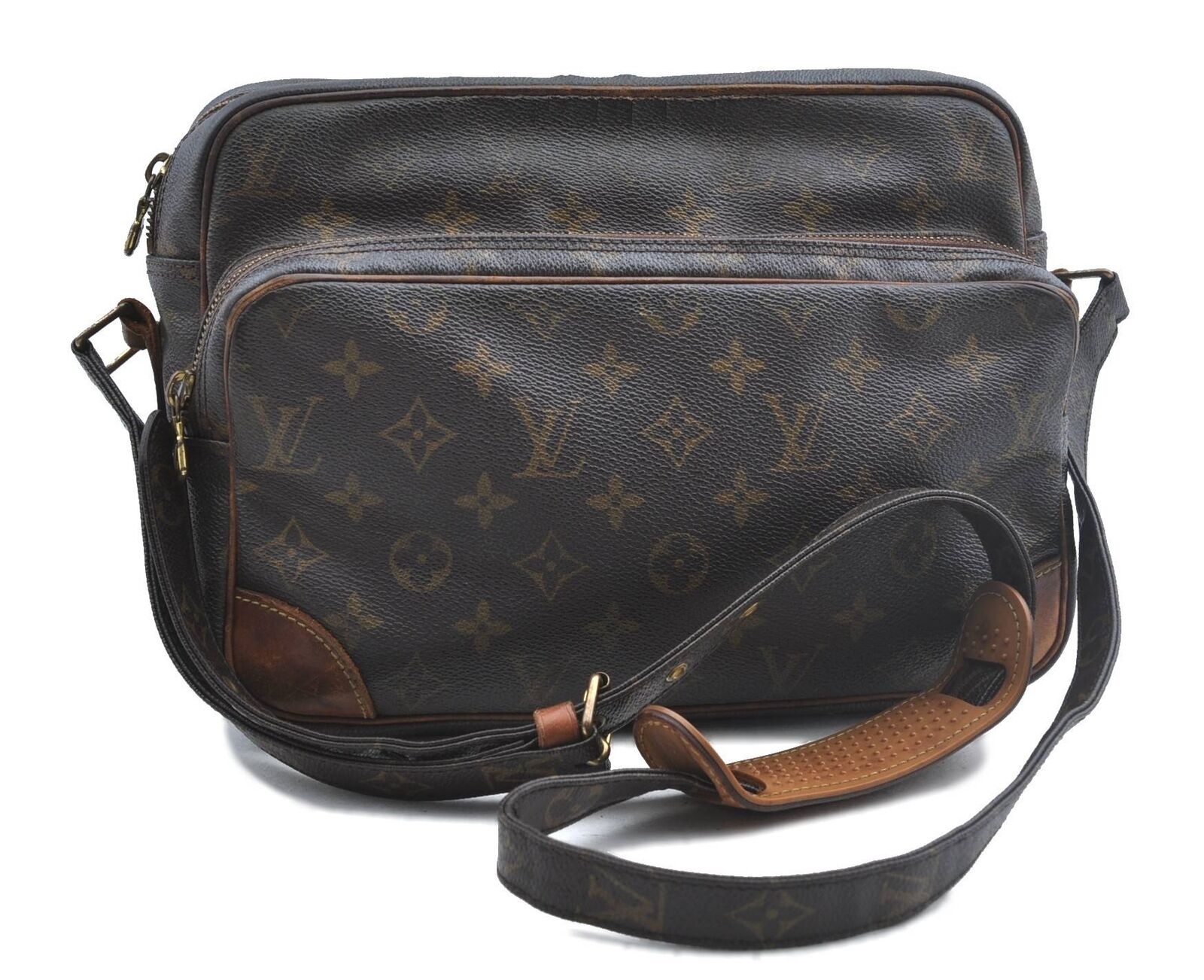 Authentic LOUIS VUITTON Monogram Nile Shoulder Cross Body Bag M45244 LV G8527