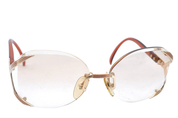 Authentic Christian Dior Sunglasses Clear Brown Red 2289 CD G8683