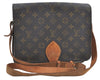 Auth Louis Vuitton Monogram Cartouchiere GM Shoulder Cross Bag M51252 LV G8719