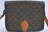 Auth Louis Vuitton Monogram Cartouchiere GM Shoulder Cross Bag M51252 LV G8719