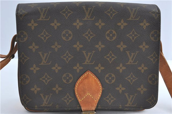 Auth Louis Vuitton Monogram Cartouchiere GM Shoulder Cross Bag M51252 LV G8719