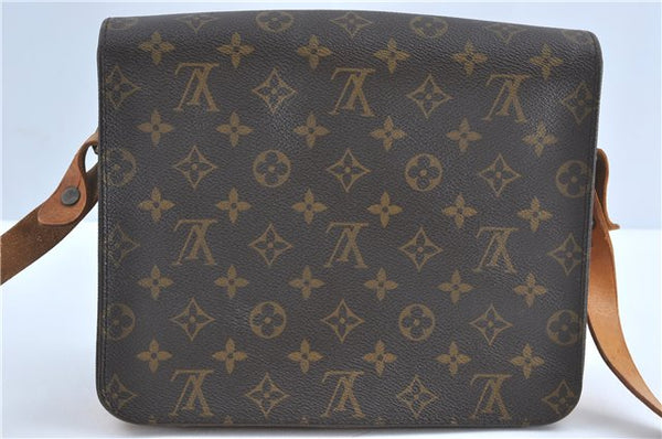 Auth Louis Vuitton Monogram Cartouchiere GM Shoulder Cross Bag M51252 LV G8719