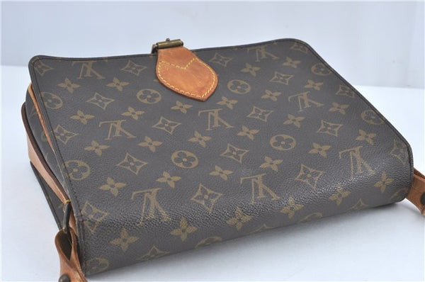 Auth Louis Vuitton Monogram Cartouchiere GM Shoulder Cross Bag M51252 LV G8719