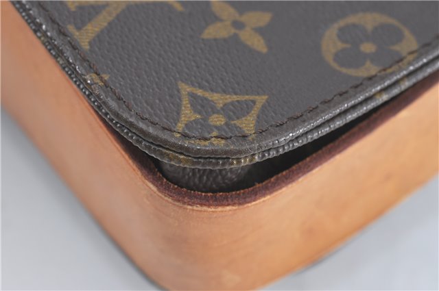 Auth Louis Vuitton Monogram Cartouchiere GM Shoulder Cross Bag M51252 LV G8719