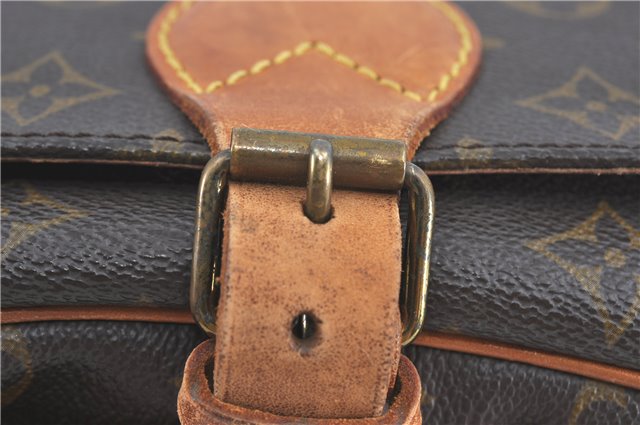 Auth Louis Vuitton Monogram Cartouchiere GM Shoulder Cross Bag M51252 LV G8719