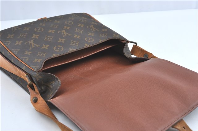Auth Louis Vuitton Monogram Cartouchiere GM Shoulder Cross Bag M51252 LV G8719