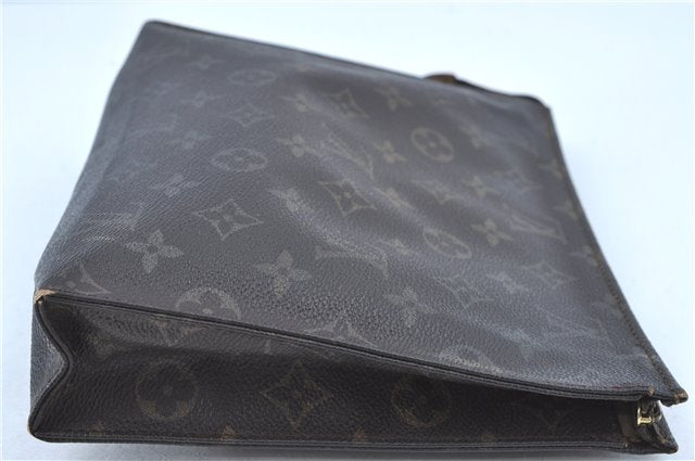 Auth Louis Vuitton Monogram Poche Toilette 26 Cosmetics Pouch M47542 LV G8739