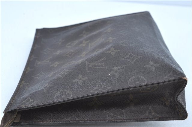 Auth Louis Vuitton Monogram Poche Toilette 26 Cosmetics Pouch M47542 LV G8739