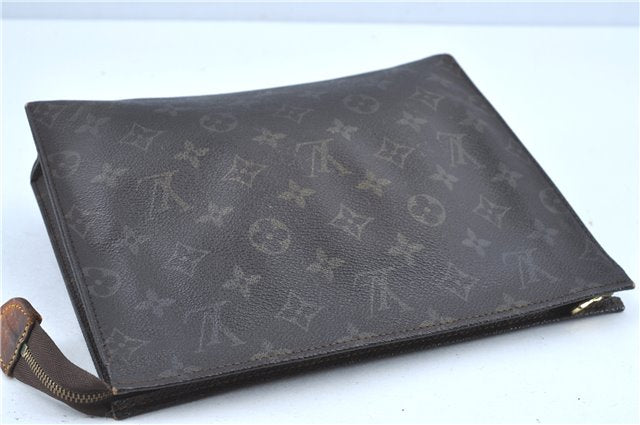 Auth Louis Vuitton Monogram Poche Toilette 26 Cosmetics Pouch M47542 LV G8739