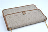 Auth Christian Dior Honeycomb Shoulder Cross Bag Chain PVC Leather Beige G8806