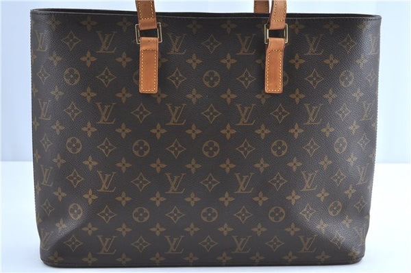 Authentic Louis Vuitton Monogram Luco Shoulder Tote Bag M51155 LV G8880