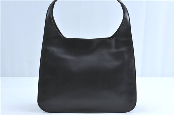 Authentic GUCCI Shoulder Hand Bag Leather 0013167 Black G9058