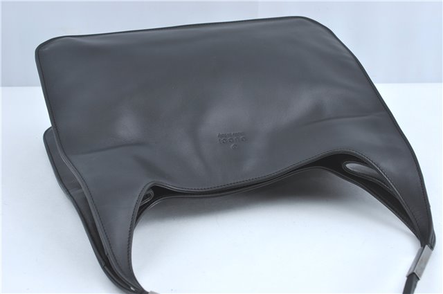 Authentic GUCCI Shoulder Hand Bag Leather 0013167 Black G9058