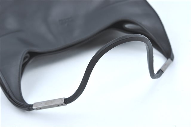 Authentic GUCCI Shoulder Hand Bag Leather 0013167 Black G9058