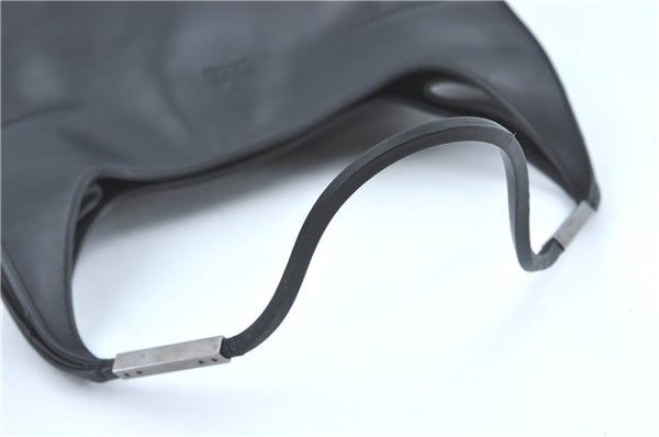 Authentic GUCCI Shoulder Hand Bag Leather 0013167 Black G9058