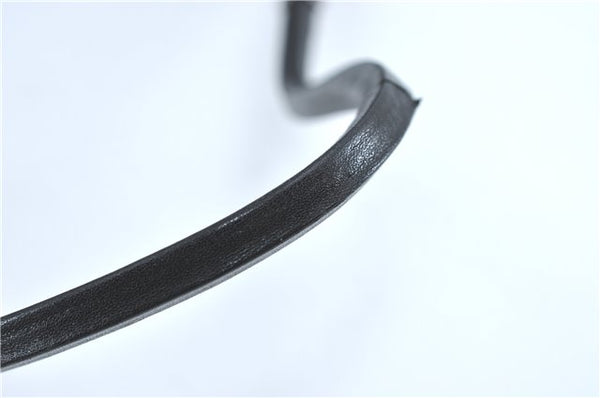 Authentic GUCCI Shoulder Hand Bag Leather 0013167 Black G9058