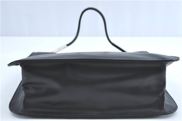 Authentic GUCCI Shoulder Hand Bag Leather 0013167 Black G9058