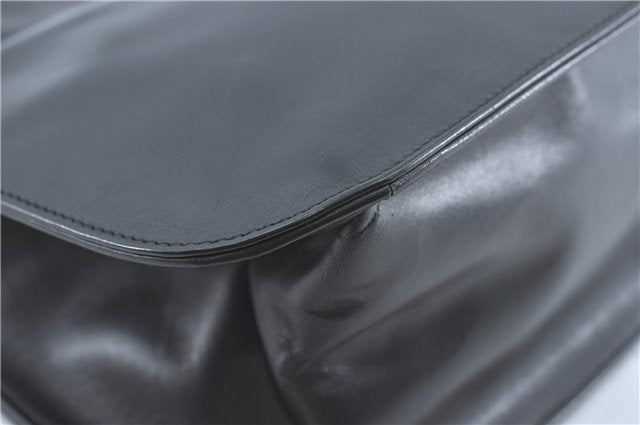 Authentic GUCCI Shoulder Hand Bag Leather 0013167 Black G9058