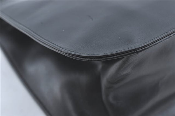 Authentic GUCCI Shoulder Hand Bag Leather 0013167 Black G9058