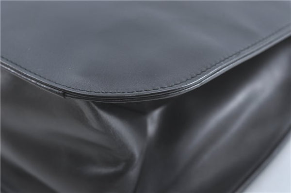 Authentic GUCCI Shoulder Hand Bag Leather 0013167 Black G9058