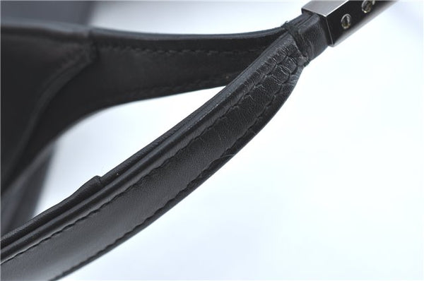 Authentic GUCCI Shoulder Hand Bag Leather 0013167 Black G9058
