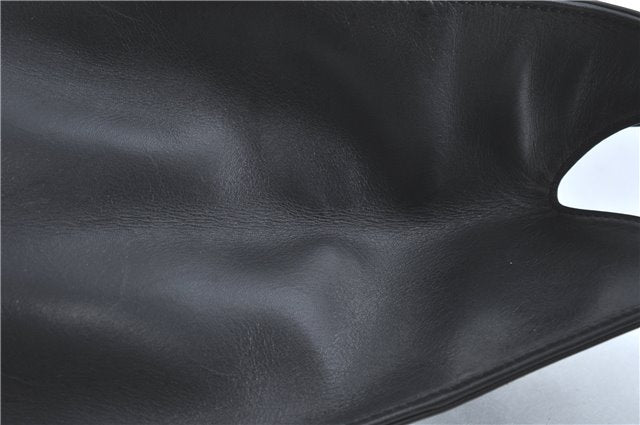 Authentic GUCCI Shoulder Hand Bag Leather 0013167 Black G9058