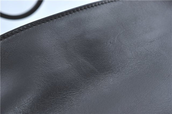 Authentic GUCCI Shoulder Hand Bag Leather 0013167 Black G9058