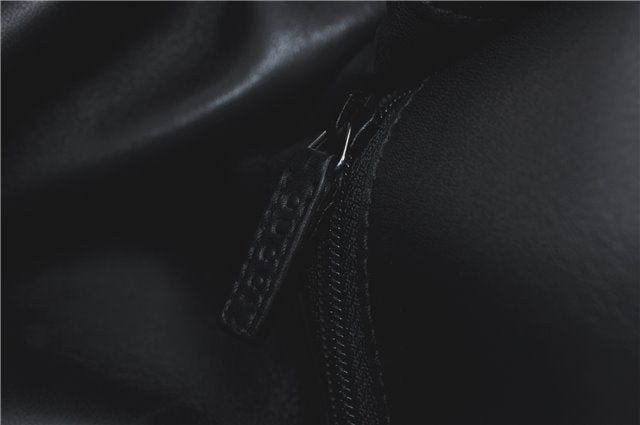 Authentic GUCCI Shoulder Hand Bag Leather 0013167 Black G9058