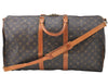 Auth Louis Vuitton Monogram Keepall Bandouliere 55 Boston Bag M41414 LV G9268