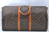 Auth Louis Vuitton Monogram Keepall Bandouliere 55 Boston Bag M41414 LV G9268