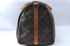 Auth Louis Vuitton Monogram Keepall Bandouliere 55 Boston Bag M41414 LV G9268