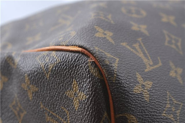 Auth Louis Vuitton Monogram Keepall Bandouliere 55 Boston Bag M41414 LV G9268